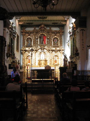 Altar piece, Mission San Juan Capistrano, Orange County
