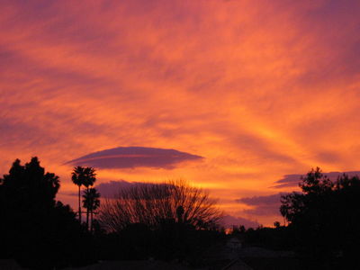 Sunset over LA
