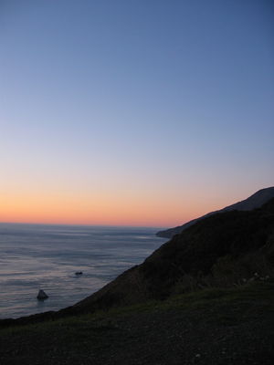 Sunset near Big Sur
