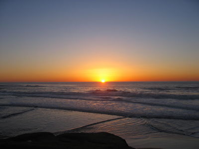 Sunset near Half Moon Bay, California
