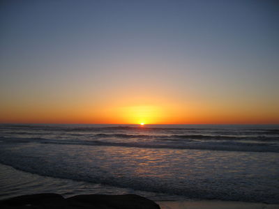 Sunset near Half Moon Bay, California
