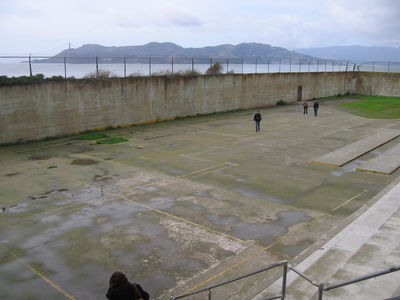 Recreation Yard, Alcatraz
