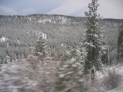 View from the California Zephyr train
