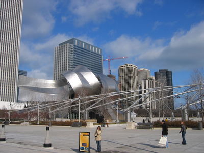 Jay Pritzker Pavilion in Millenium Park, Chicago
