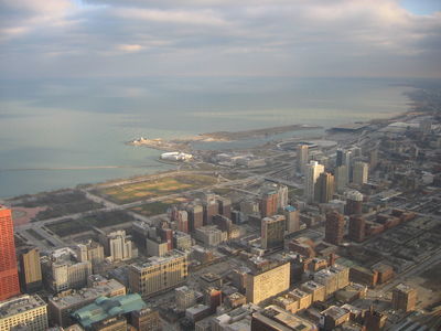 Chicago Lakefront from the Sears Tower
