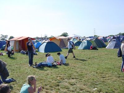 Tents in the Dance Field, Glastonbury

