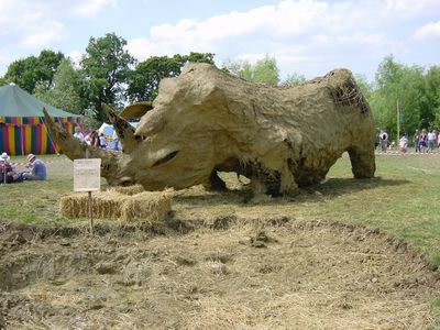 Rhino, Green Fields, Glastonbury 2003
