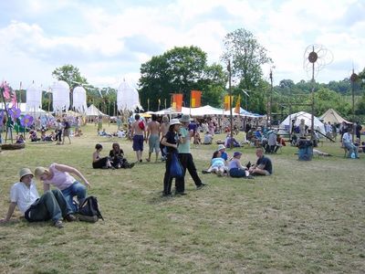 Much more relaxed feeling, Green Fields, Glastonbury 2003

