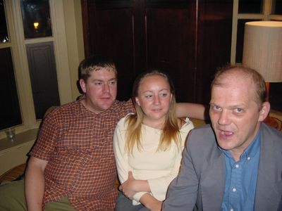 Nigel "VeryTubby" Hardy with Karen and Jonathan
