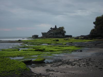 Tanah lot from further along the beach
