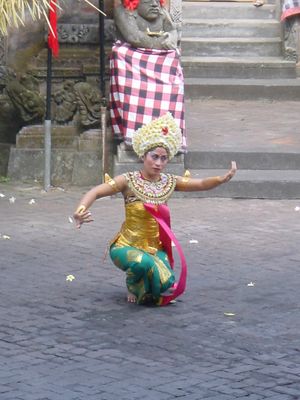 The other Legong dancer
