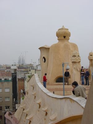 Rooftop - Gaudi's La Pedrera, Barcelona
