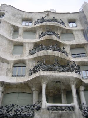 Outside - Gaudi's La Pedrera, Barcelona
