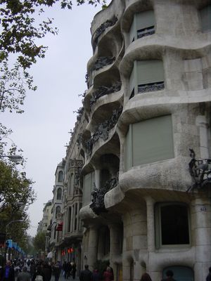 Outside - Gaudi's La Pedrera, Barcelona
