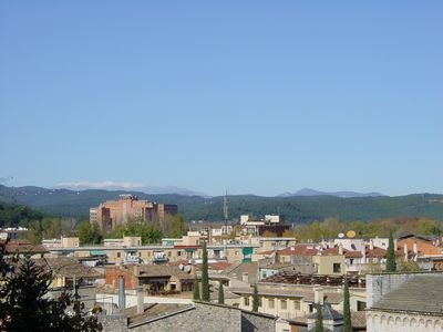 Snow-capped mountains, near Girona
