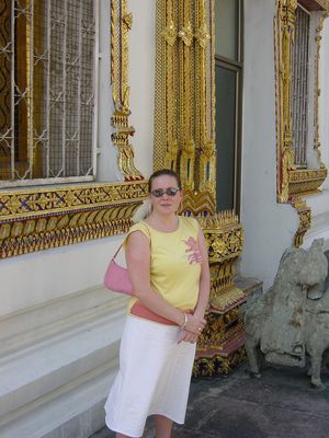 Vic at Wat Po, Bangkok
