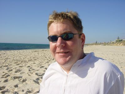 Nigel on Cottesloe Beach, Western Australia
