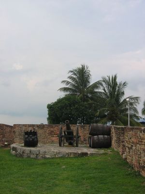 Cannon at Fort Cornwallis, Georgetown, Penang
