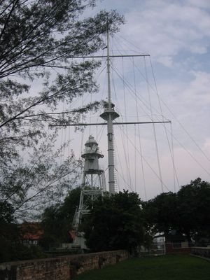 Lighthouse at Fort Cornwallis, Georgetown, Penang
