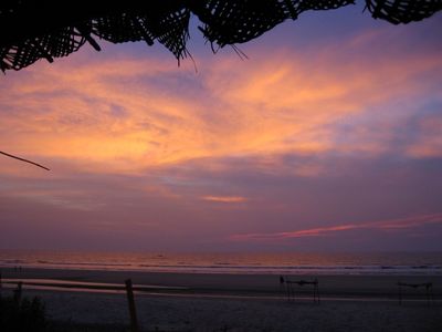 Sunset from Samantha restaurant, Arambol, Goa
