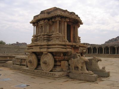 Stone chariot, Vitthala Temple, Hampi
