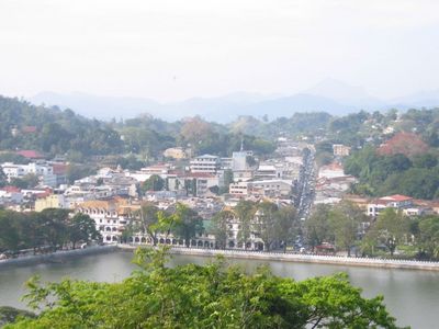 Kandy (from viewpoint above town)
