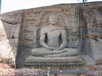 Buddah carving at Polonnaruwa