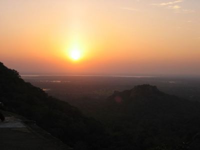 Sunset from Mihintale
