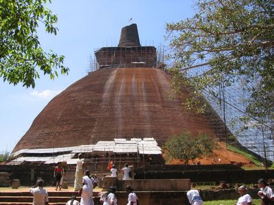 Largest brick built stupa in existance, Anuradhapura
