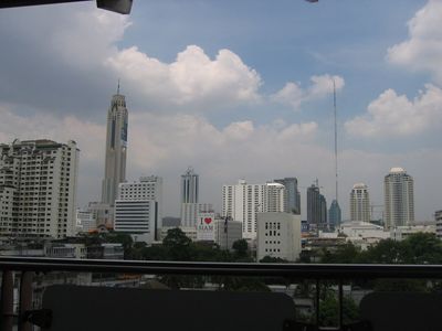Bangkok skyline from Ratchatewi SkyTrain station
