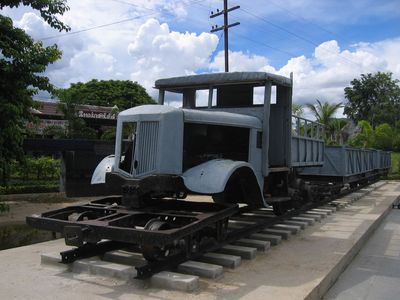 World War II Rail-Truck at Kanchanaburi

