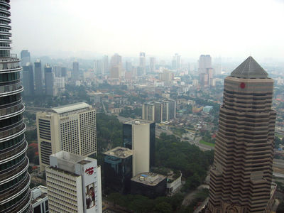 View from the SkyBridge, Petronas Towers, Kuala Lumpur
