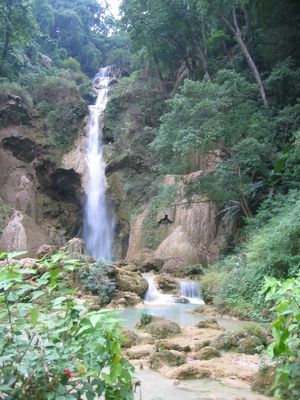 Kuang Si waterfall
