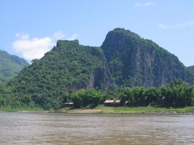 Hills by Pak Ou, Laos
