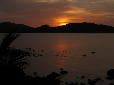 Sunset from Coral Bay, Chaloklum, Koh Phangan
