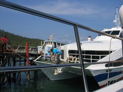 Catamaran at Ko Tao
