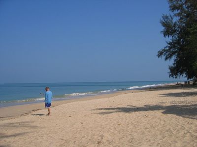 Beach at "Somewhere Else", Long Beach, Koh Lanta
