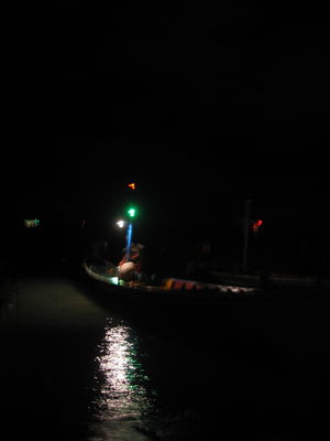 Boat at Sunrise beach - Full Moon Party, Haad Rin, Koh Phnagan, 18th Sept 2005
