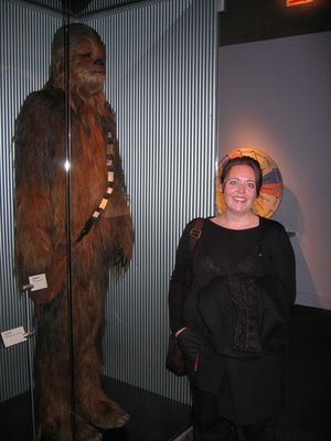 Vic meets Chewbacca