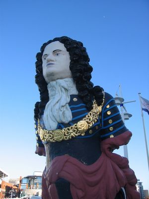 Ship's figurehead, Portsmouth
