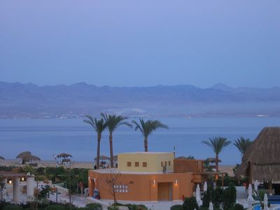 Dusk 
View of Red Sea and Saudi Arabia
Keywords: Petra