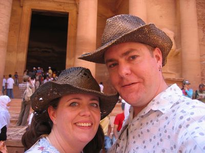 Vic and Nigel in front of the Treasury, Petra
Usual self-portrait picture
Keywords: Petra