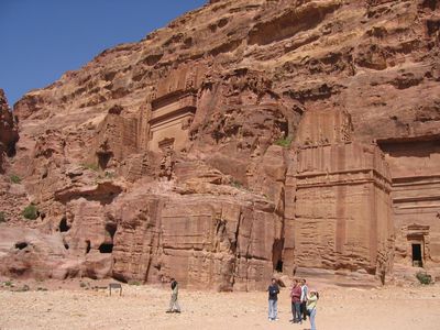 Tomb entrances, Petra
Keywords: Petra