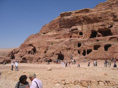 Cave dwellings, Petra
Keywords: Petra