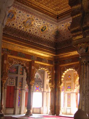 Gilded Room at Jodhpur Fort
