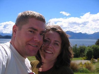 Nige & Vic at Manapouri Lake
