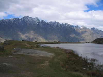 The mountain tarn, Deer Park Heights
Used for the scene of the Rohirrim fleeing Edoras in the LotR film, "The Two Towers".
