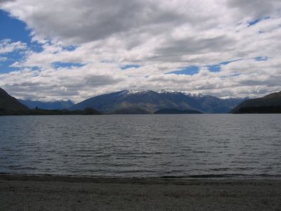 Lake Wanaka and the Southern Alps
Used as the backdrop to Gandalf's flight to Rohan with Gwaihir after being rescued from Orthanc

