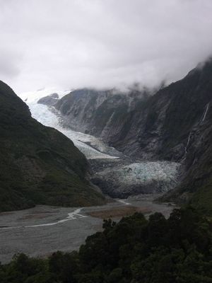 The Franz Josef Glacier
