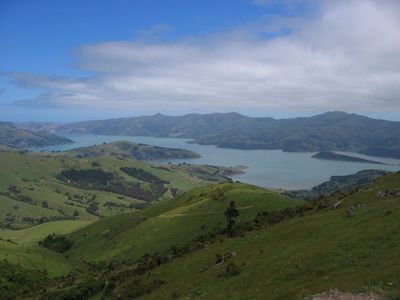 View over Akaroa Harbour